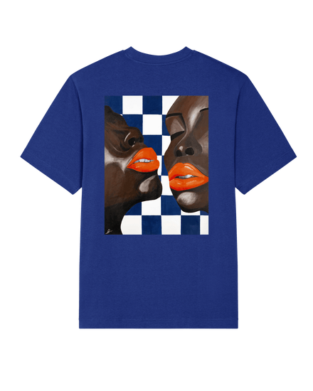 T-Shirt Oversize "Orange is new lip" - Polma