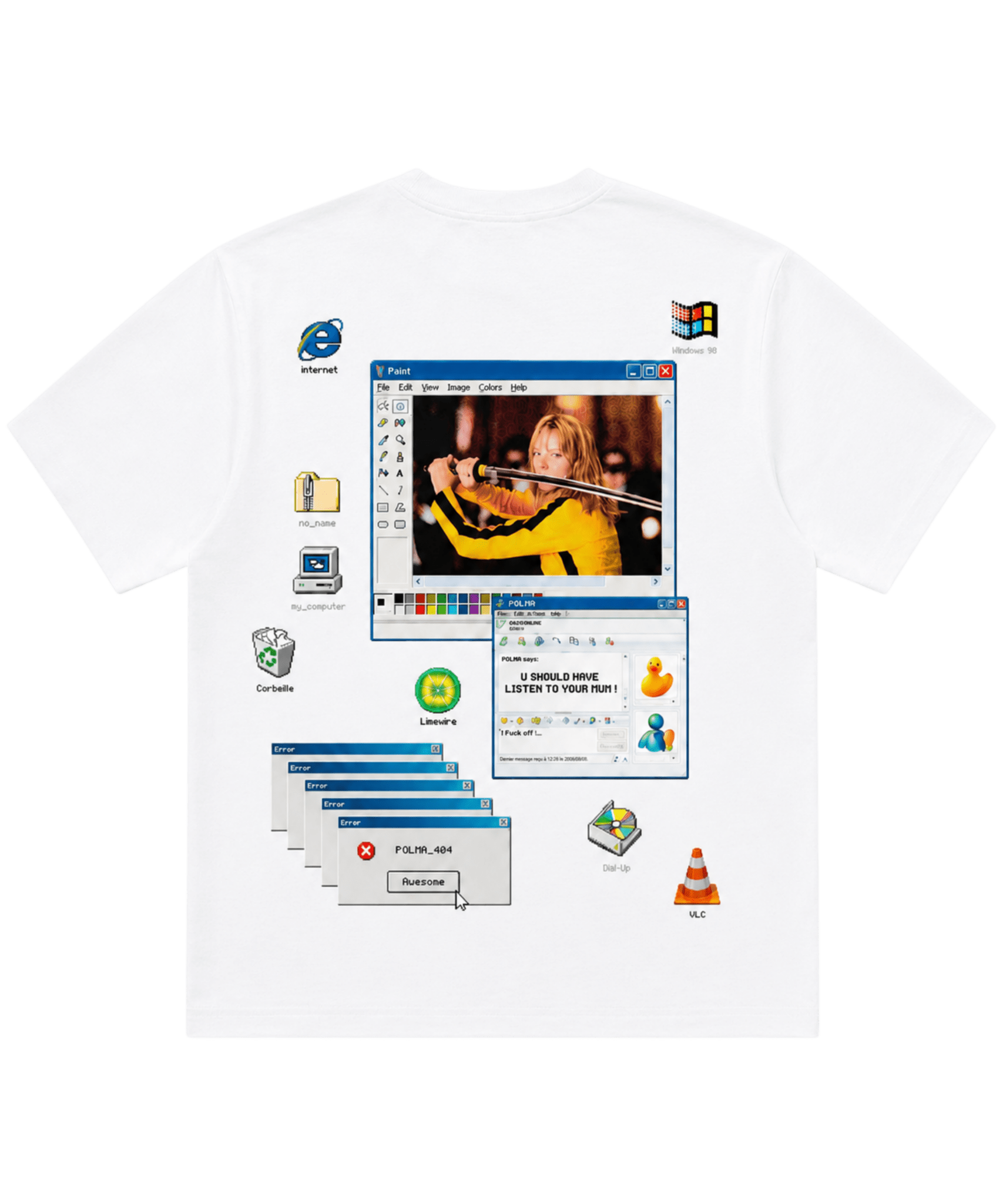 T-shirt oversize so 2000 x Oui.romane - Polma