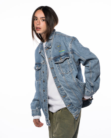 Veste en jean Dirtydrawing - Polma